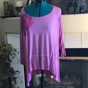 One World Plus Size Pink Blouse